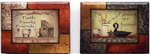 107-45356 - Wood block families 3.25X4.25in asst