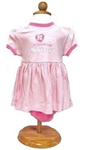 VFC13657-12M - husker-infant-pink-dress-wshort-12mo