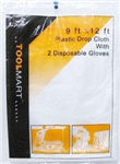 DC-912 - Drop cloth plastic 9x12ft