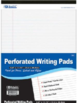 598-48 -Writing pad white 8.5x11.75in 50ct