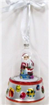 Ornament Musical Santa  cs pk 50