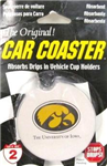 19313IA - IA Hawkeye car coaster 2pk