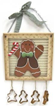 Chr plaque gingerbread man cookie cutter 18x10in