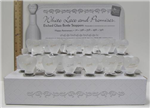 24943 - Wine bottle stopper anniversary etched glass 6 asst