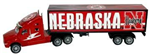 26048NE - NE Husker truck big rig 3.5x15in