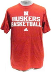NE Huskers basketball shirt red XL