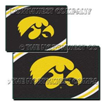 32909IA -IA Hawkeye Rug 2pc Rect. 18"x24" & 20"x34"