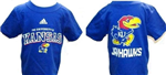 44DHAKU-3T - KS Jayhawks tee shirt blue 3T