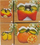7001 - Napkin holders asst fruit