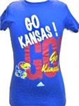 7AF5FBKU-L - KS Jayhawks tee shirt go team youth large