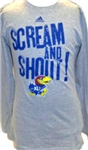 7AZ5FMKU-M - KS Jayhawks L/S shirt grey youth med