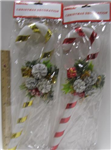 chr-single candy cane asst. colors