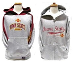 ISU-YGRY-S - IA State hoodie youth grey small