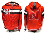 LB02P704-M - NE Husker Hoodie full zip boys med 12/14