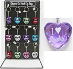 LDHKROM - Omaha keychain diamond cut heart