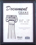 1405- Frame document black 8.5X11in