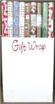 Christmas Roll Wrap 30" 40sf 6 asst. Styles per 60pk cs