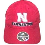 EE47ZTPCA - ne-husker-cap-gymnastics-red