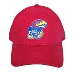 NZ668KU -KU Jayhawks cap adj structured red