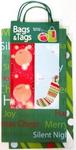 Chr Gift Bag Med Tall w/Tags 2pk