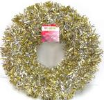 Chr Tinsel Wreath 17in