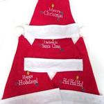 Chr Santa Hat Embelished 17in.