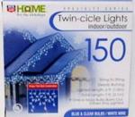 Chr Twin-cicle Lights 150 Blue & Clear