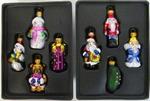 Chr Orn Glass Set 4ct Asst