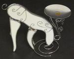 Chr reindeer candle holder