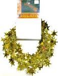 Chr Garland Gold Stars 25ft