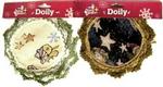 Chr doilies 5inD 2pk