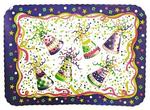 New Years placemat paper