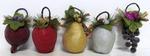 Chr Orn Glass Fruit 5in. Asst