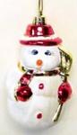 Chr Orn Snowman 2pk  4inch