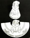 Chr color your own stand up santa 12ct
