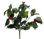 Chr Holly Bush 12in. Green 7 stems