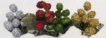 Chr Floral Pick 3 in. Stem 4 asst