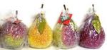 Chr Decor Glass Beaded Fruit Asst