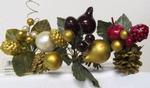 Chr Floral Pick Fruit 3inch stem Asst