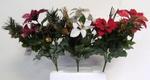 Chr Poinsettia Bush 12in. Asst