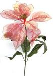 Chr Floral Poinsettia Bloom 24 in. Stem