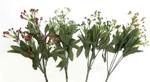 Chr Bush w/Glitter Buds Plastic 12inch Asst