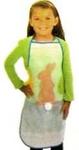 Easter apron w/bunny child size