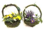 Basket floral mixed asst