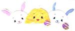 Easter baby hat asst