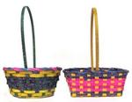 Easter basket bamboo med asst