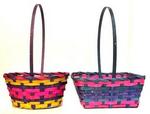Easter basket bamboo medium asst