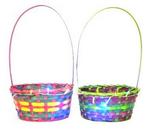 Easter basket large lighted asst
