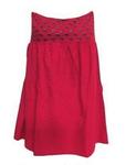 NE Husker cover-up dress polka dot med