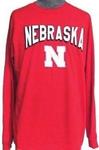 NE T-Shirt Red Long Sleeve Lg